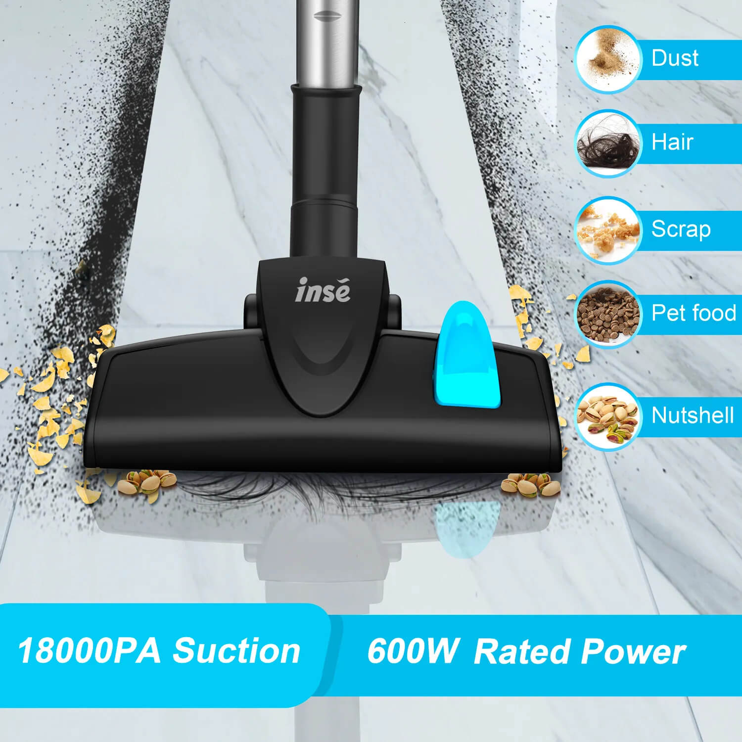 Inse I5 Corded Vacuum Cleaner sold by dirt free spots