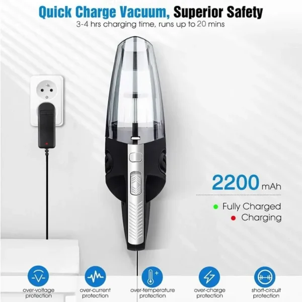 Wireless Handheld Car Vacuum Cleaner sold by Dirt free spots