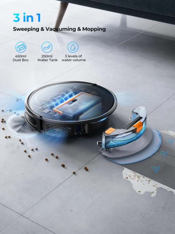 Evol 3 Laresar Robot Vacuum sold Dirt Free Spots