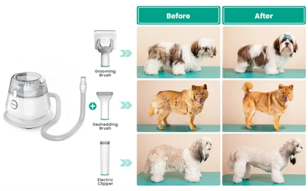 Pet Vacuum Groomer sold by dirt free spots