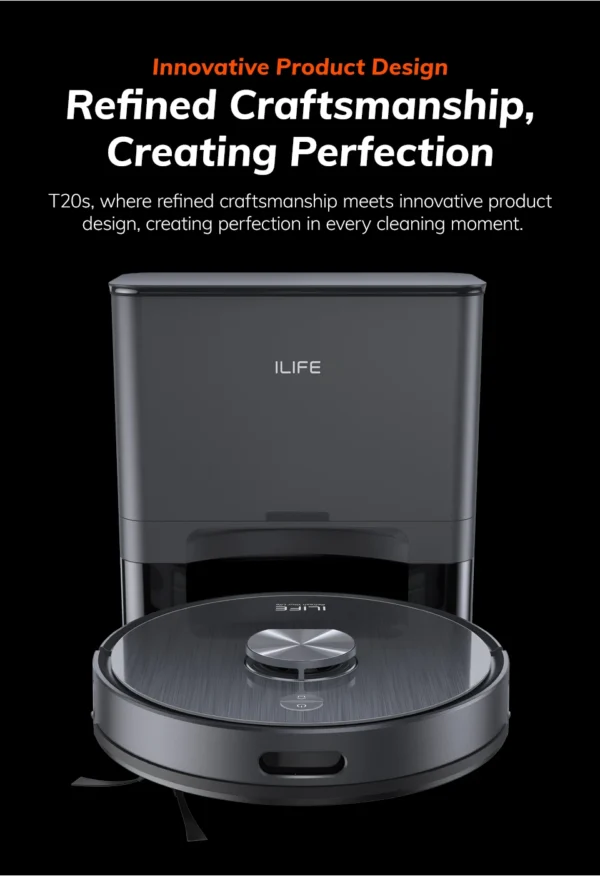 T20s LDS ILIFE Robotic Vacuum sold by Dirt Free Spots