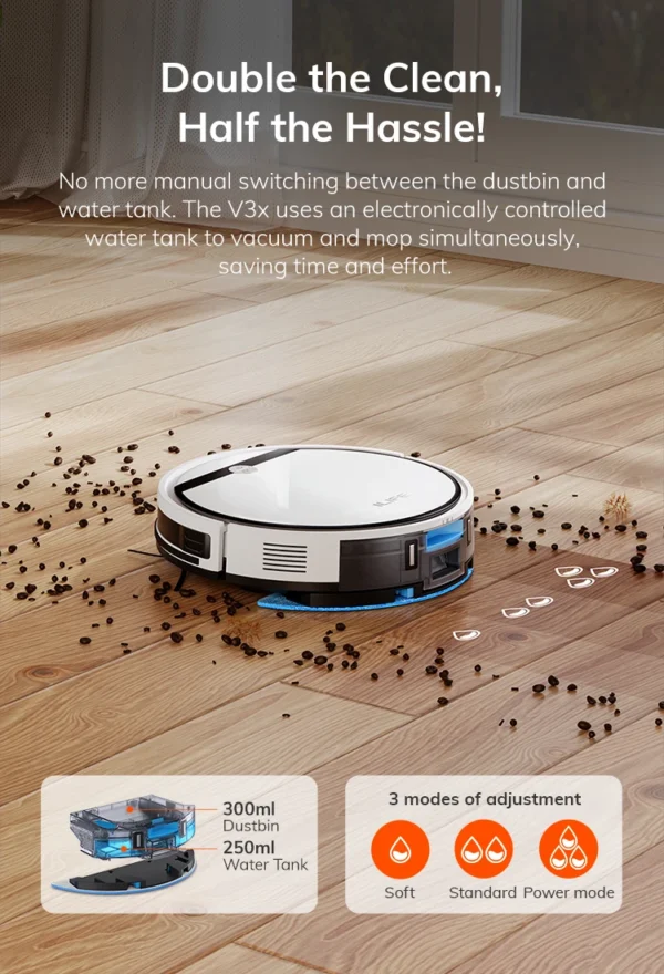 ILIFE V3X Pro Robot Vacuum Cleaner sold by Dirt Free Spots