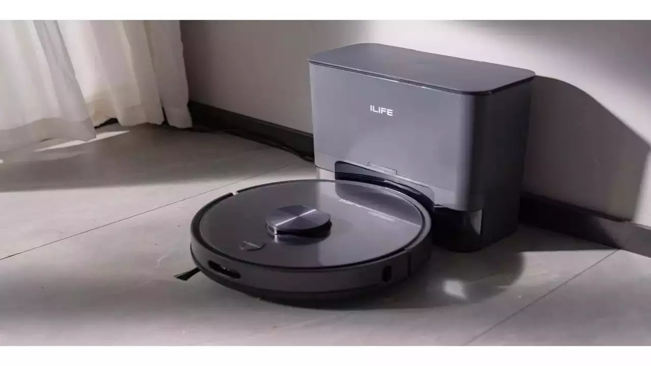 Black T20s iLife robot vacuum