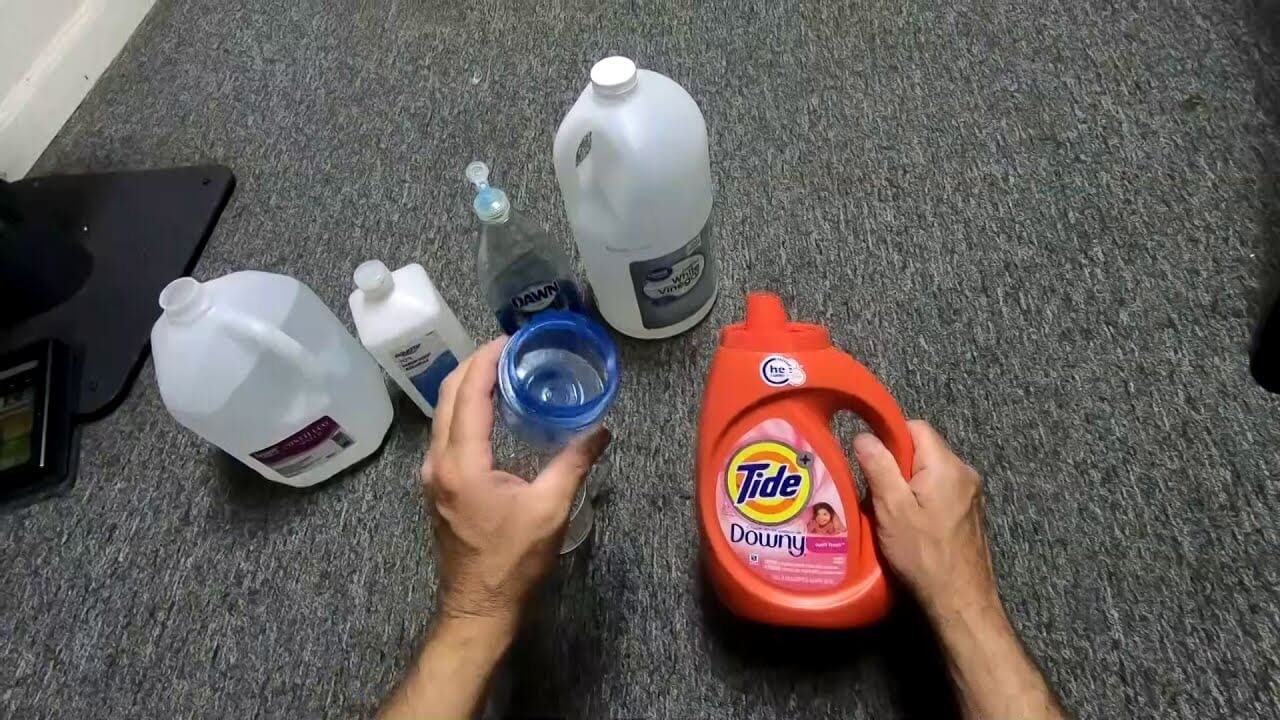 Cleaning agent for a robot vacuum cleaner sold by Dirt Free Spots