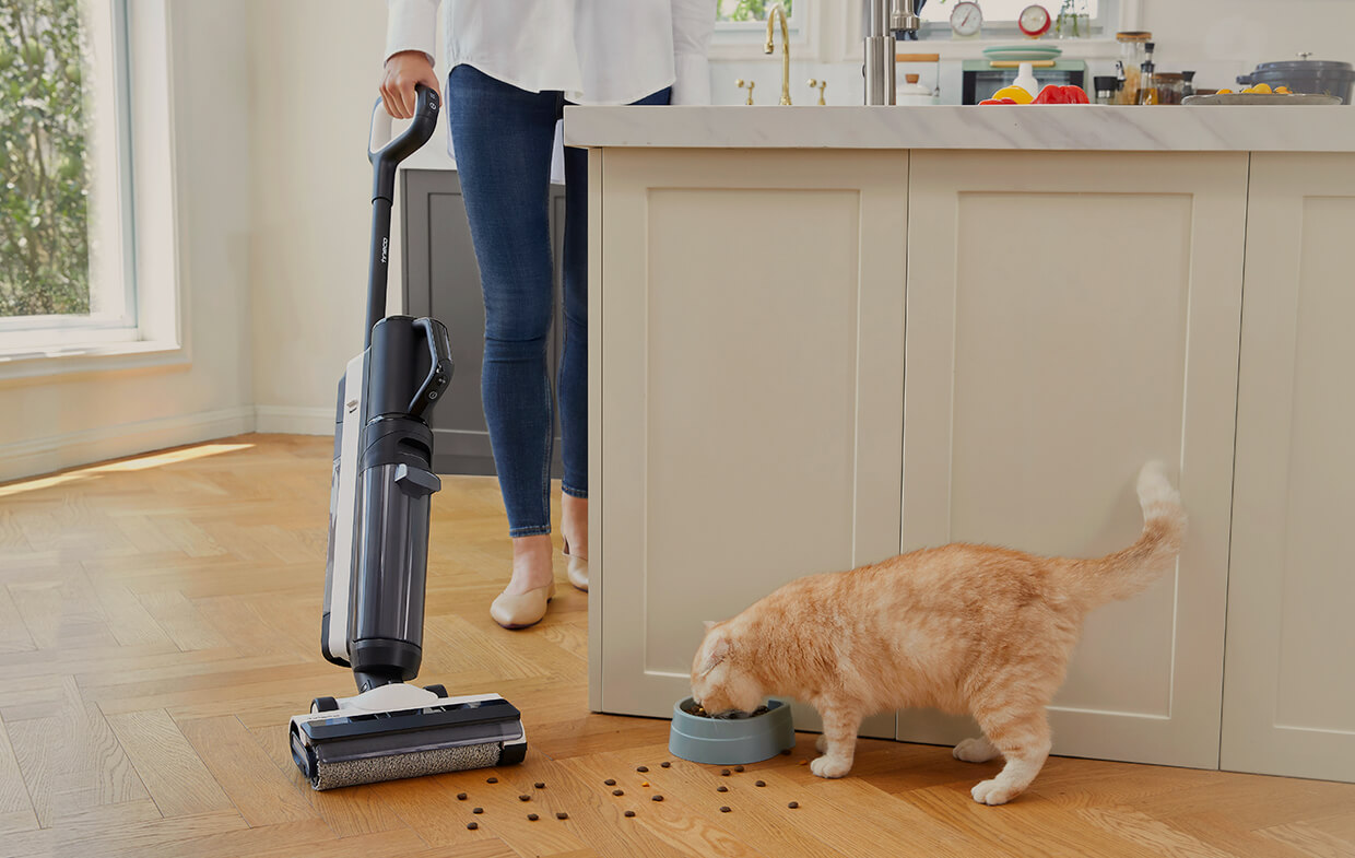 Tineco Floor One s5 Smart Wet Dry Vacuum Cleaner by Dirt free spots